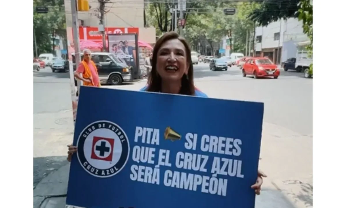 Xóchitl Gálvez expresó su apoyo a Cruz Azul rumbo a la final de la Liga MX, mientras aficionados de Pumas también reaccionaron al ambiente futbolero en redes sociales.