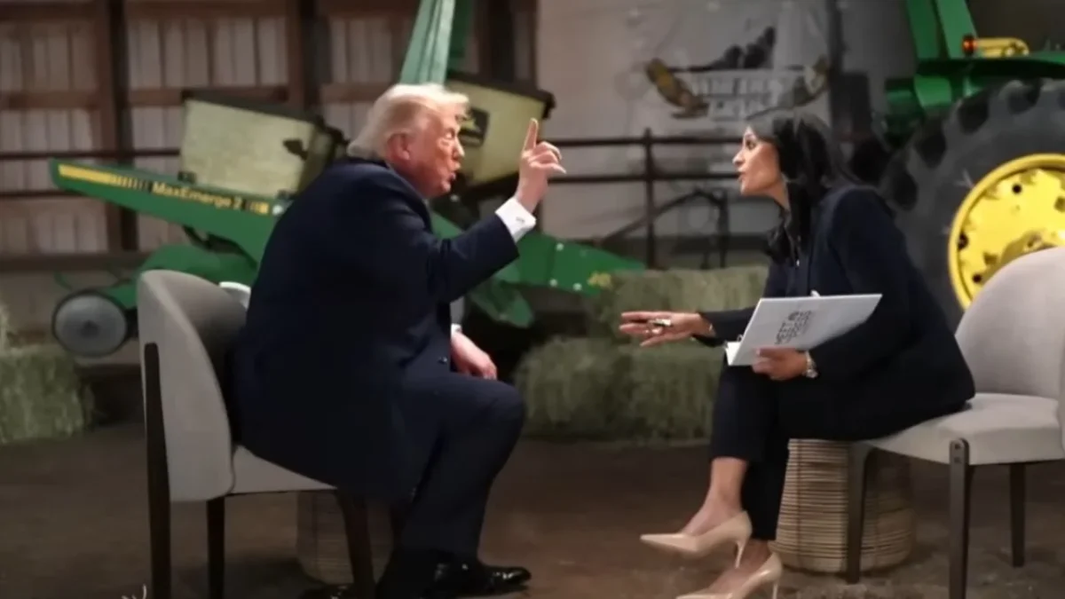 Trump insulta a periodista de la NBC y abandona entrevista