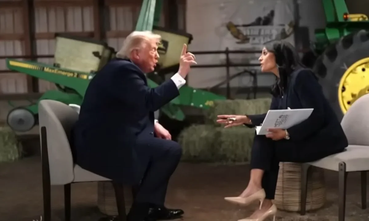Trump insulta a periodista de la NBC y abandona entrevista