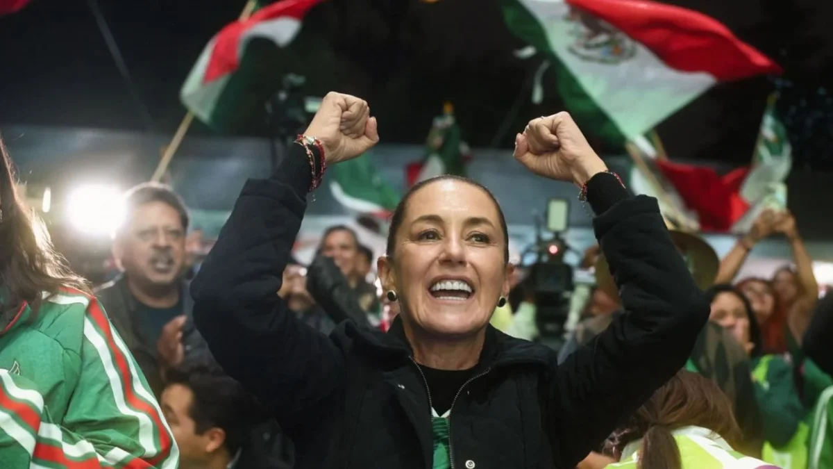 Desde parque Tezozomoc, Sheinbaum celebra a la Selección Mexicana