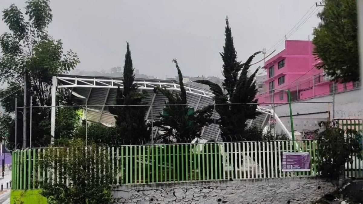 Fuertes granizadas azotan Cuautepec y colapsa techo de PILARES