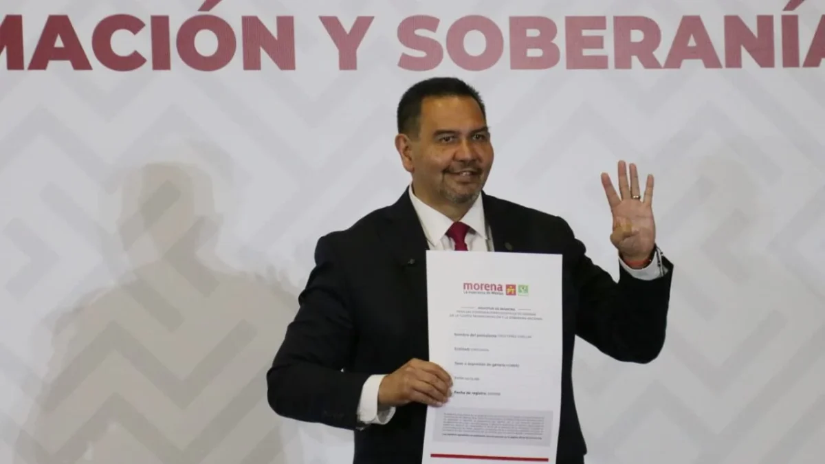 Pérez Cuéllar se registra por Morena rumbo a Chihuahua