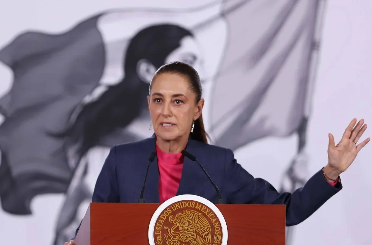 Claudia Sheinbaum desde la Mañanera del Pueblo