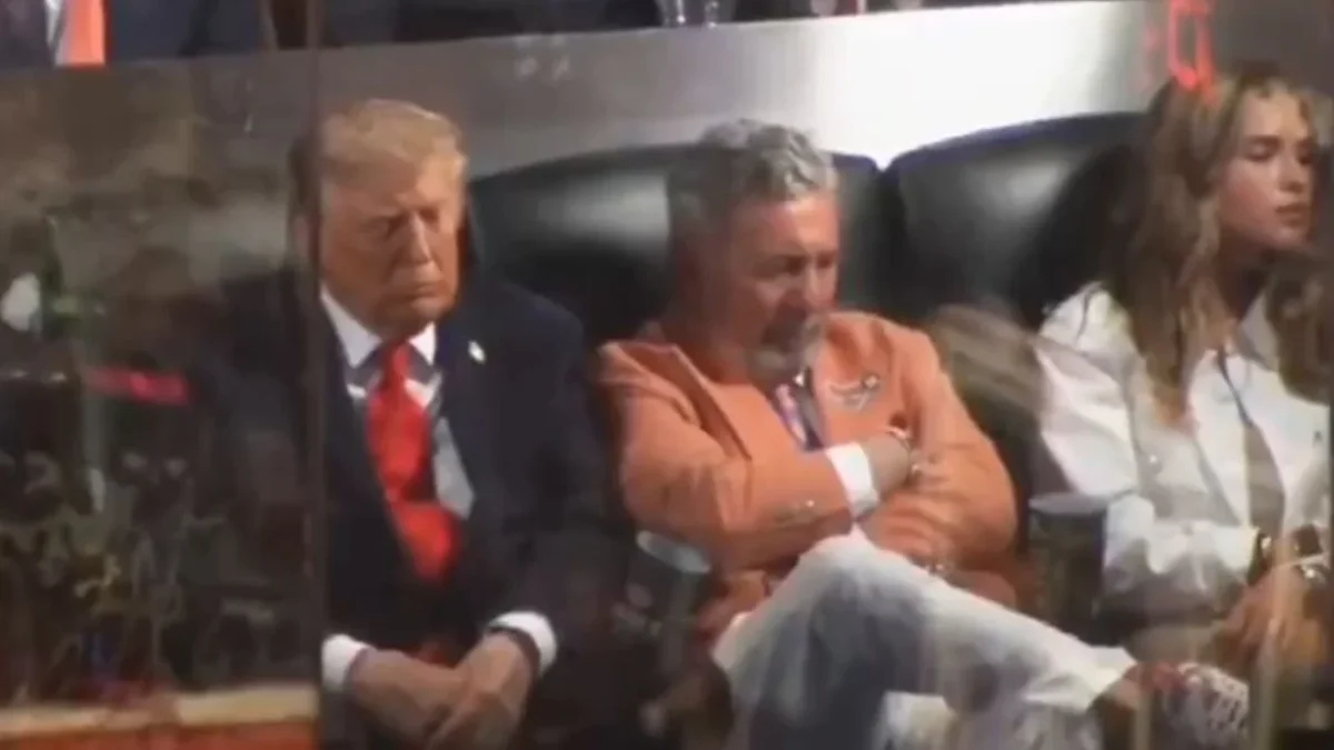 Trump es abucheado y se queda dormido en la final de la NBA