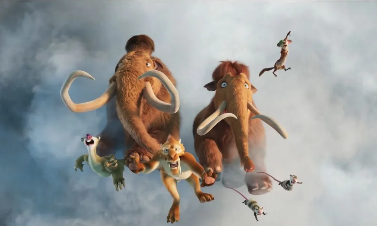 Manny, Sid, Diego y Scrat regresan en La Era de Hielo 6: Mundo de Lava, donde una gigantesca amenaza volcánica transformará el mundo helado que conocen.