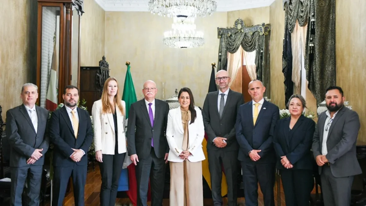 La gobernadora de Aguascalientes, Tere Jiménez, sostuvo una reunión con el embajador de Alemania en México para fortalecer cooperación.