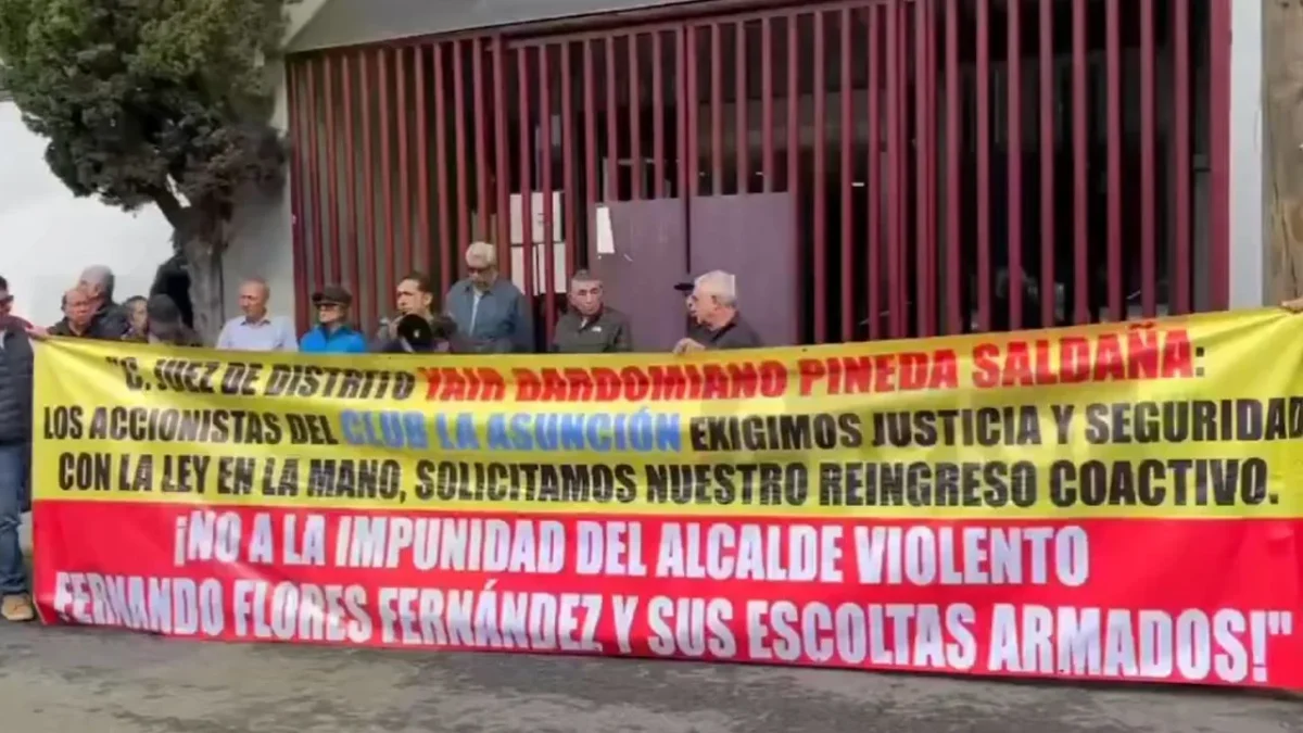 Socios y accionistas del Club La Asunción presentaron una demanda en la que solicitan una revisión de la administración de la institución.