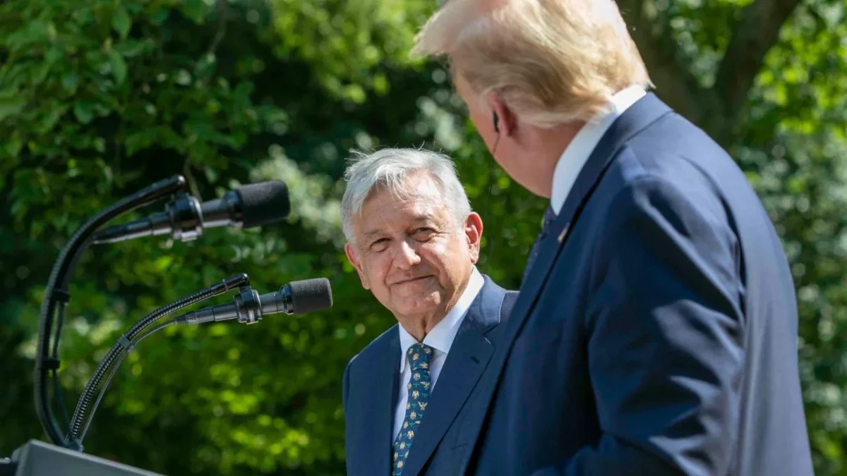 AMLO expresó su 'apoyo sin condiciones' a la presidenta Sheinbaum y pidió que 'regrese el otro Donald Trump'.