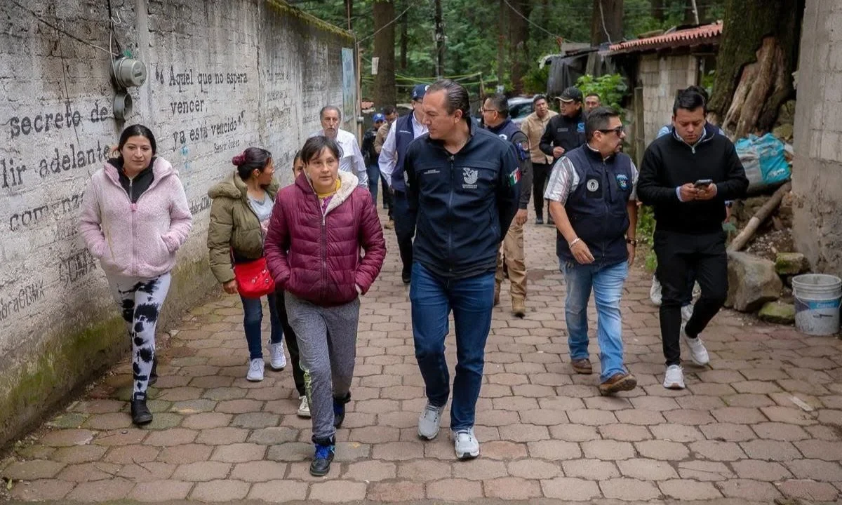 Luego de las afectaciones que dejaron lluvias y granizo en la zona centro de la alcaldía Cuajimalpa, autoridades realizan acciones.