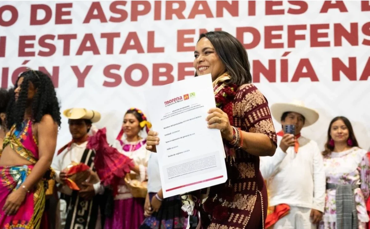 Beatriz Mojica afirmó que uno de los principios fundamentales de Morena es que las decisiones trascendentales se tomen por el pueblo y no por grupos de poder.
