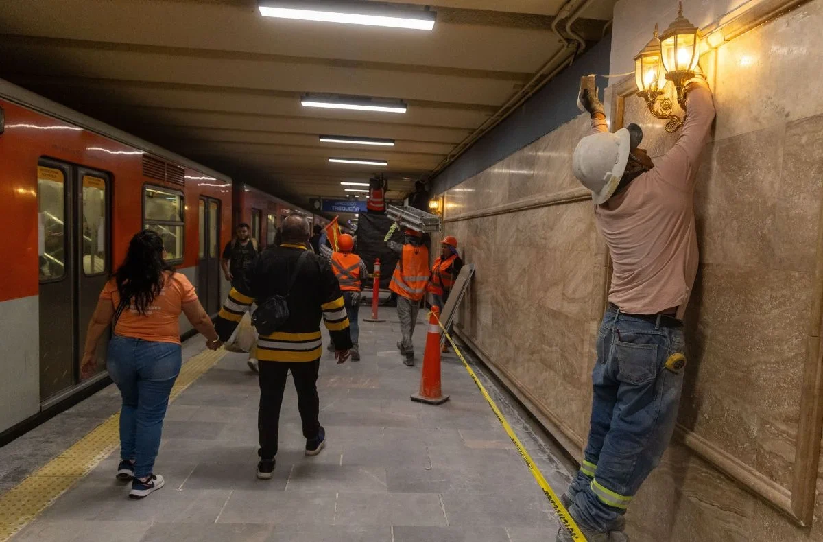 Clara Brugada Molina informó que la inauguración de las obras de remodelación de la Línea 2 del Metro será pospuesta.