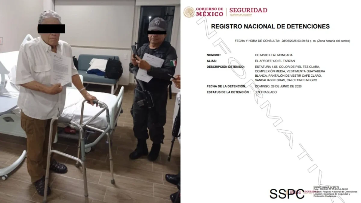 Este domingo fuerzas federales detuvieron a Octavio Leal Moncada, presunto líder de la columna armada ‘Pedro J. Méndez’.