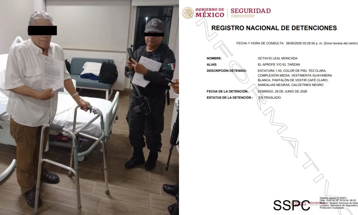 Este domingo fuerzas federales detuvieron a Octavio Leal Moncada, presunto líder de la columna armada ‘Pedro J. Méndez’.