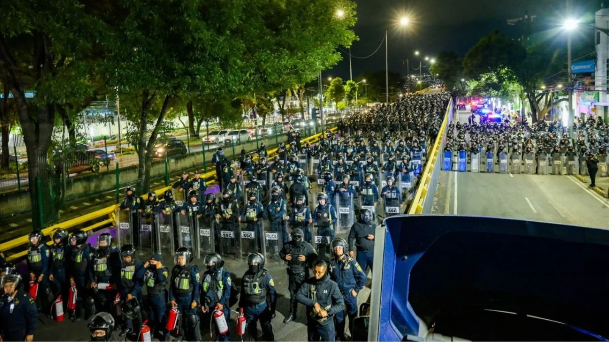 Por la inauguración del Mundial 2026 en el Estadio CDMX, la SSC implementó cortes a la circulación vehicular en la calzada De Tlalpan.