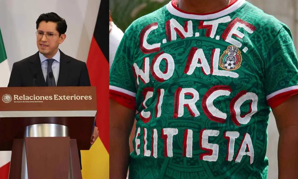 El canciller Roberto Velasco minimiza el impacto de las manifestaciones de la CNTE en el Mundial.