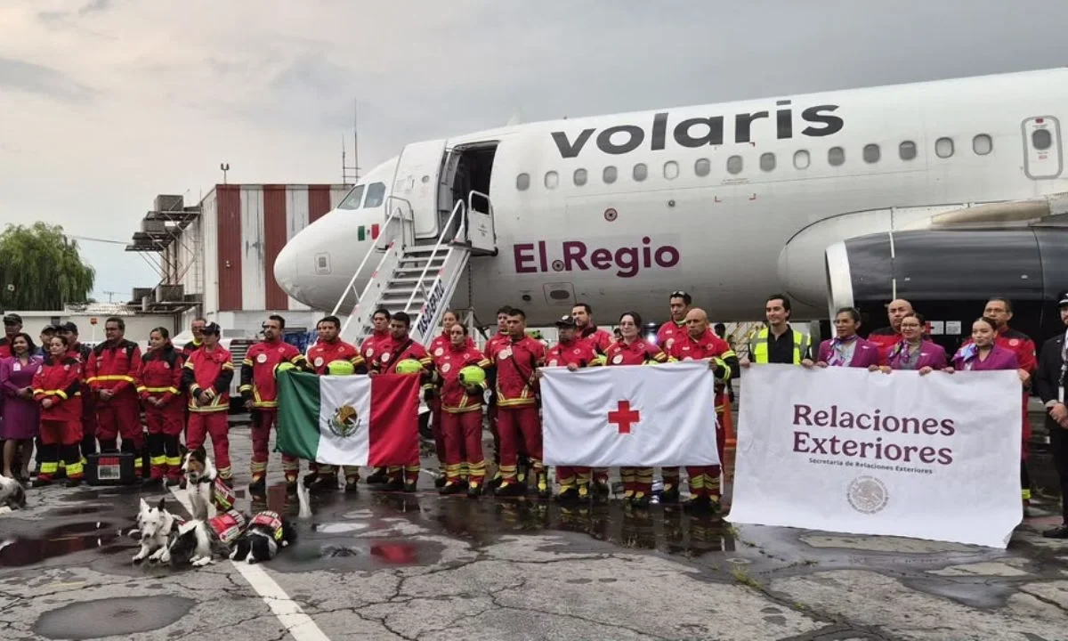 La SRE informó que un equipo de rescatistas de la Cruz Roja partió hacia Venezuela para apoyar las labores de rescate tras el sismo.