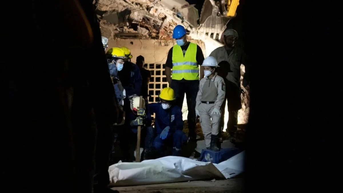 Vista de los daños provocados por los terremotos de magnitud 7.2 y 7.5 registrados en Venezuela el miércoles 24 de junio, que dejaron severas afectaciones