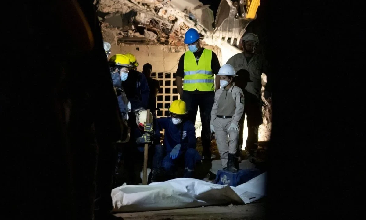 Vista de los daños provocados por los terremotos de magnitud 7.2 y 7.5 registrados en Venezuela el miércoles 24 de junio, que dejaron severas afectaciones