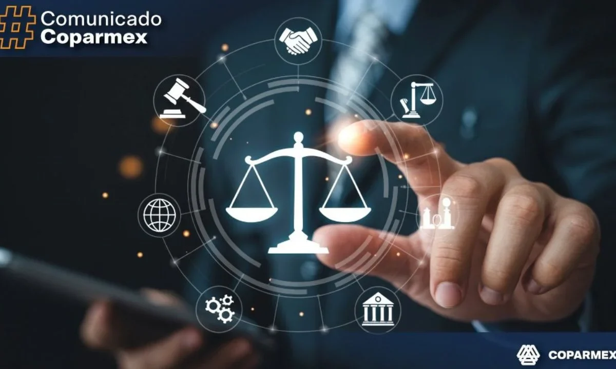 Coparmex anunció la creación de su Comité Jurídico Nacional, un órgano especializado para fortalecer Estado de Derecho y la certeza jurídica.