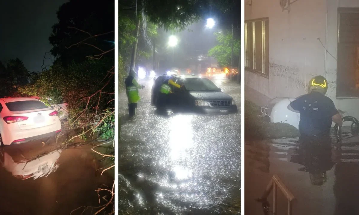 La SGIRPC activó la alerta púrpura este lunes en la alcaldía Cuajimalpa y se registraron severas inundaciones y afectaciones.