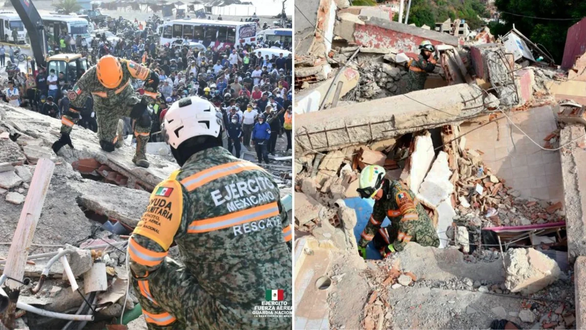 Los elementos del Ejército Mexicano enviados a Venezuela para apoyar en labores tras sismo, lograron rescatar a dos venezolanos.