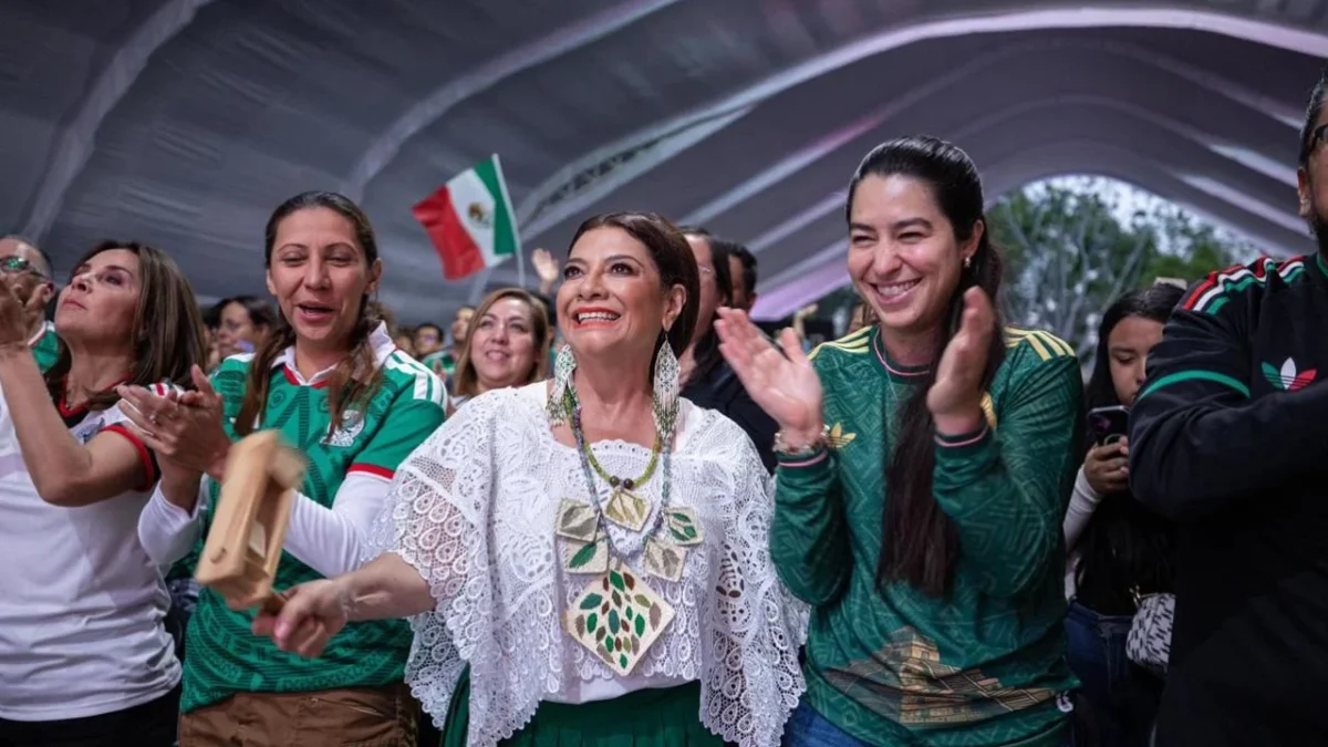 La jefa de Gobierno Clara Brugada deseó la mayor de las suertes a la Selección Mexicana en su encuentro con su similar de Chequia.