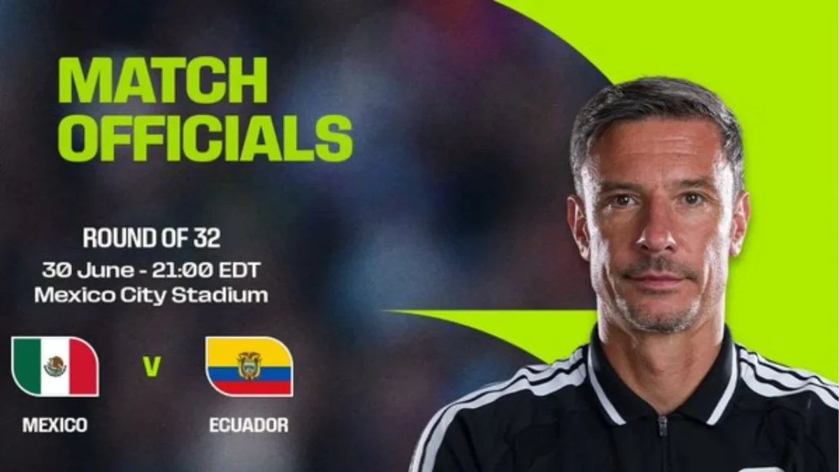 La FIFA anunció la terna arbitral qué estará presente en el duelo México vs Ecuador en la cancha del Estadio Ciudad de México.