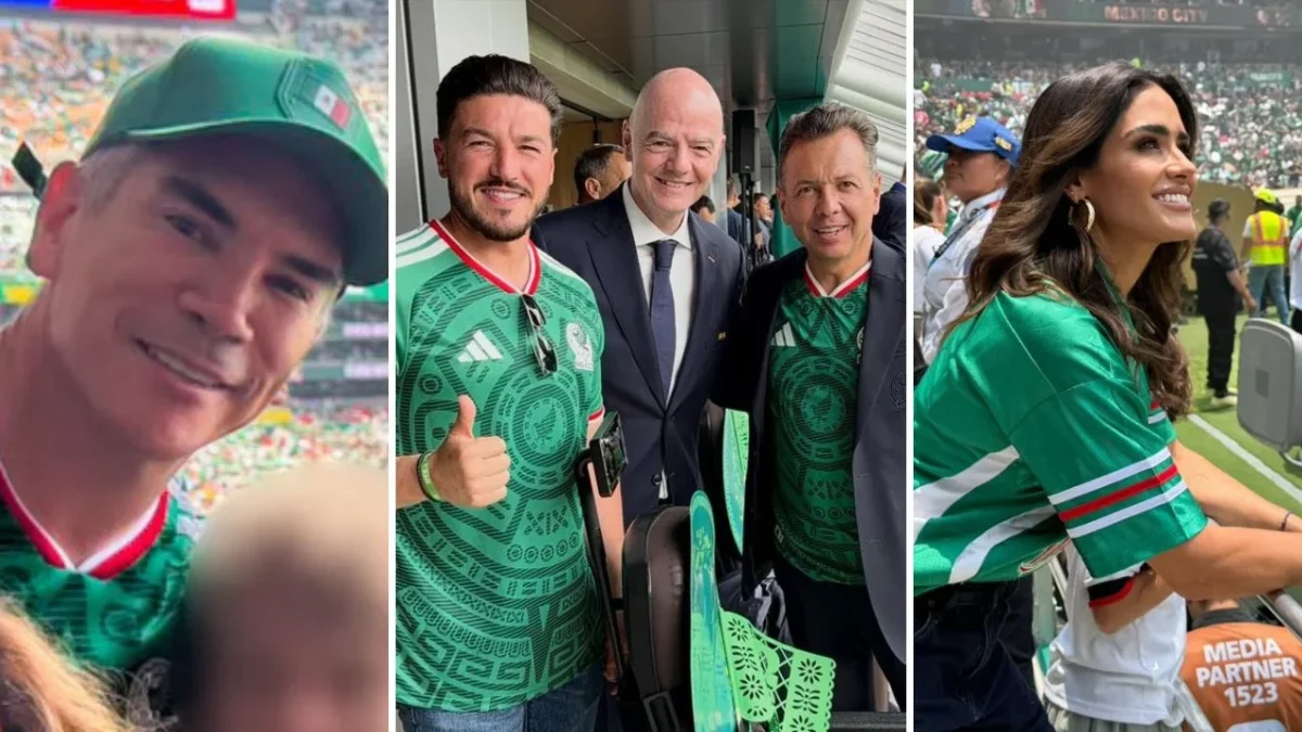 Además de celebridades, varios políticos mexicanos estuvieron presentes en el partido México vs Sudáfrica del Mundial 2026.