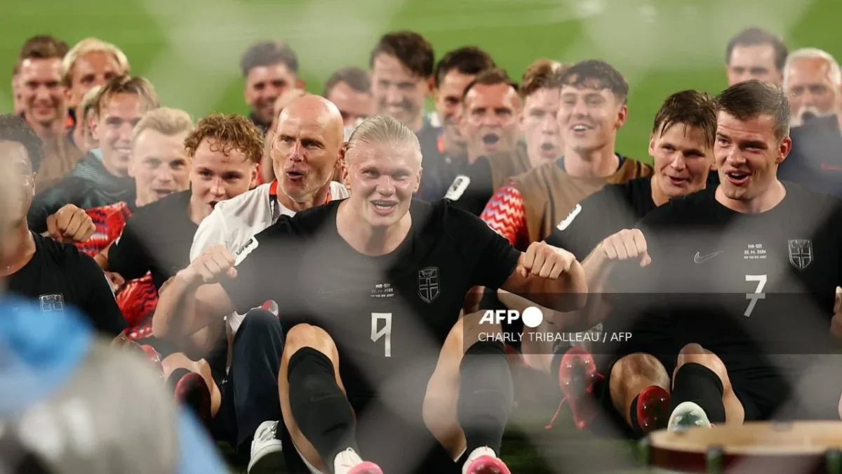 El combinado de Noruega se viralizó y se colocó en tendencia en redes sociales debido a la celebración en conjunta.