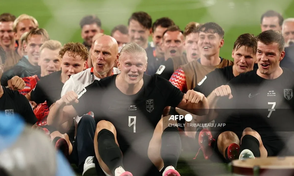 El combinado de Noruega se viralizó y se colocó en tendencia en redes sociales debido a la celebración en conjunta.