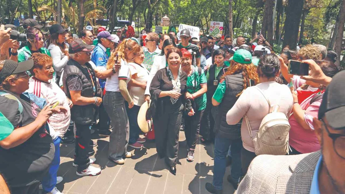 Característica. En la Ciudad de México se llevó el futbol a las calles gratuitamente, dijo la mandataria capitalina.
