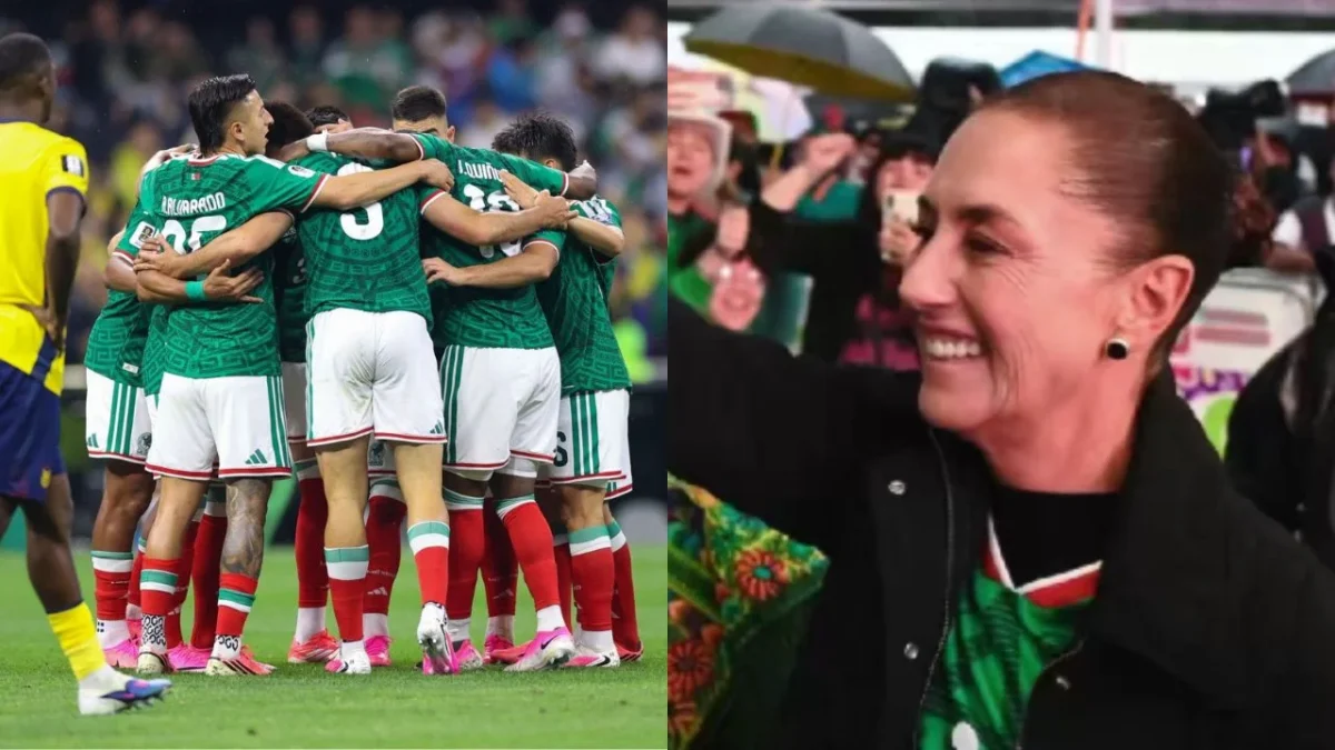 La presidenta Claudia Sheinbaum felicitó a la Selección de México por su triunfo en el partido contra Ecuador.