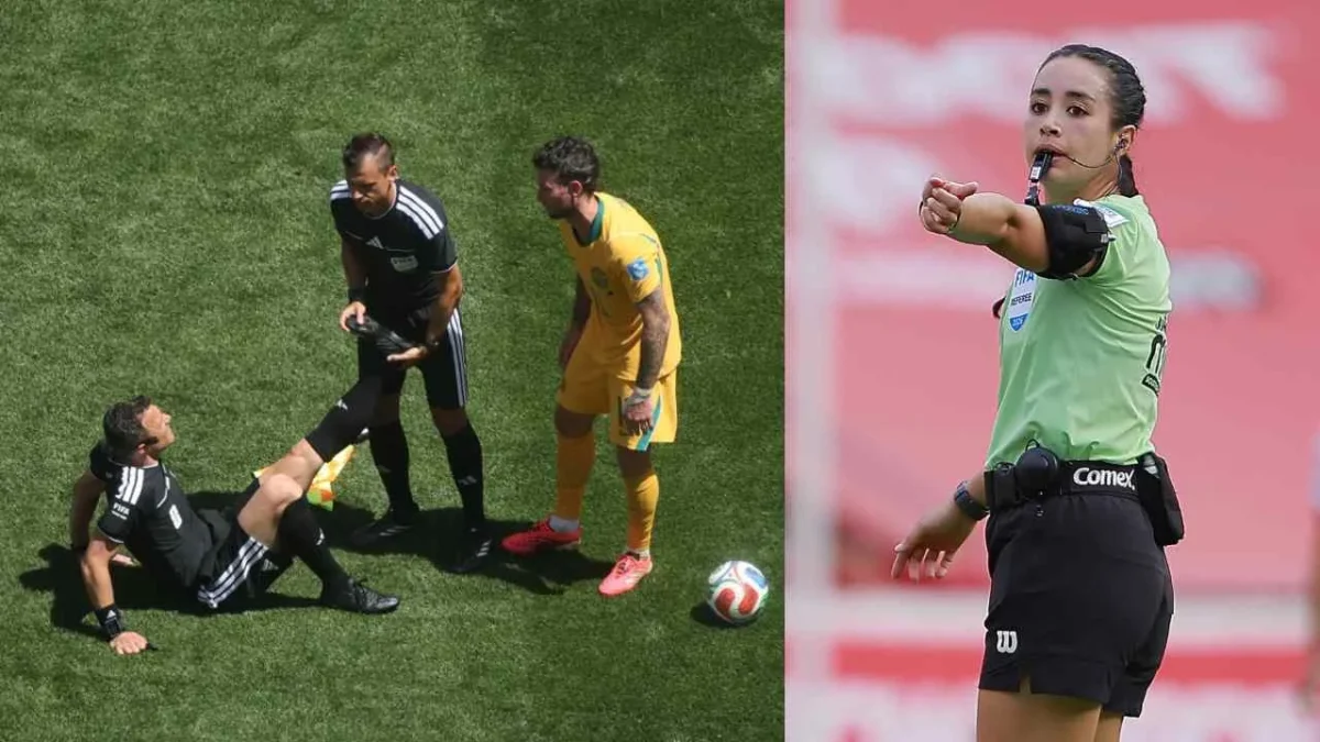La mexicana Katia Itzel casi debuta en el Mundial tras la lesión de árbitro central durante el EU vs Australia.