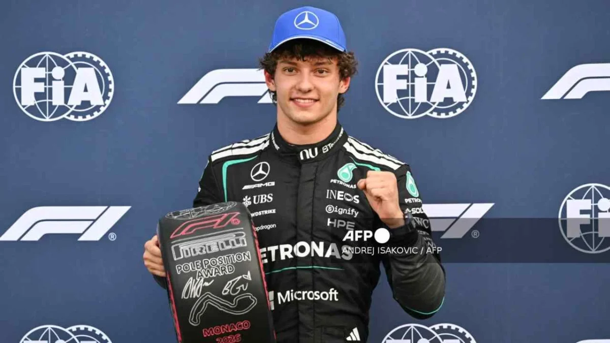 El italiano Kimi Antonelli logra la pole del GP de Mónaco.