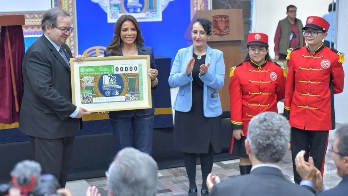 La Lotería Nacional dedicó el Sorteo Superior No. 2888 para enaltecer y destacar el legado de la Biblioteca Central de la UNAM.