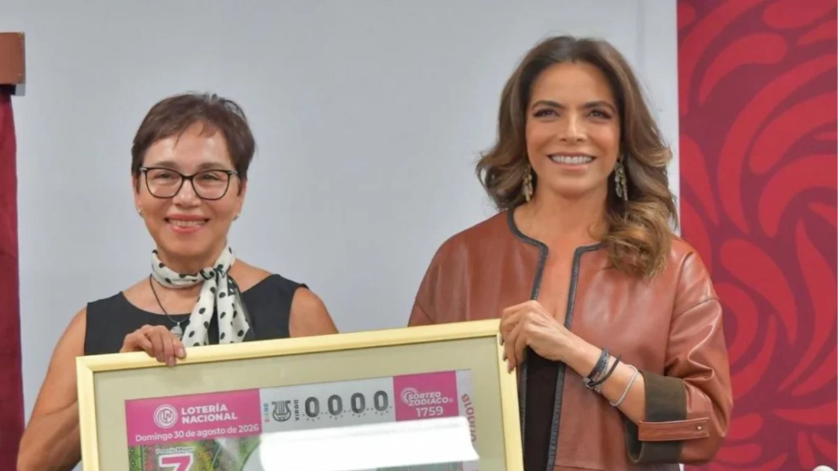 La Lotería Nacional emitió un billete conmemorativo del Sorteo Zodiaco No. 1759 con motivo del 26 Aniversario de la Conanp,