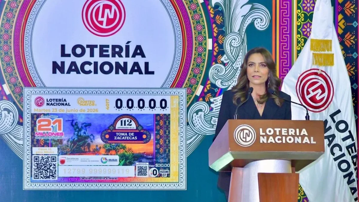El Gobierno estatal y la Lotería Nacional conmemoran el 112 Aniversario de la Toma de Zacatecas con Sorteo Mayor.
