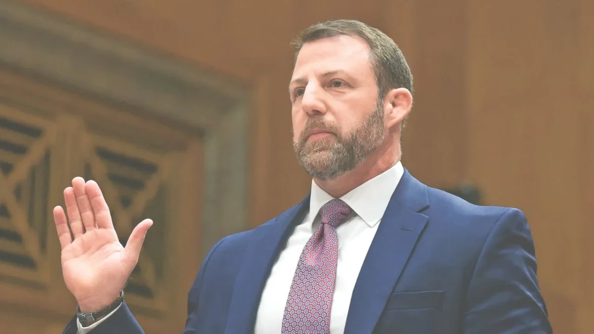 Markwayne Mullin, secretario de Seguridad norteamericano, elogió ante el Congreso de EU la cooperación mexicana.