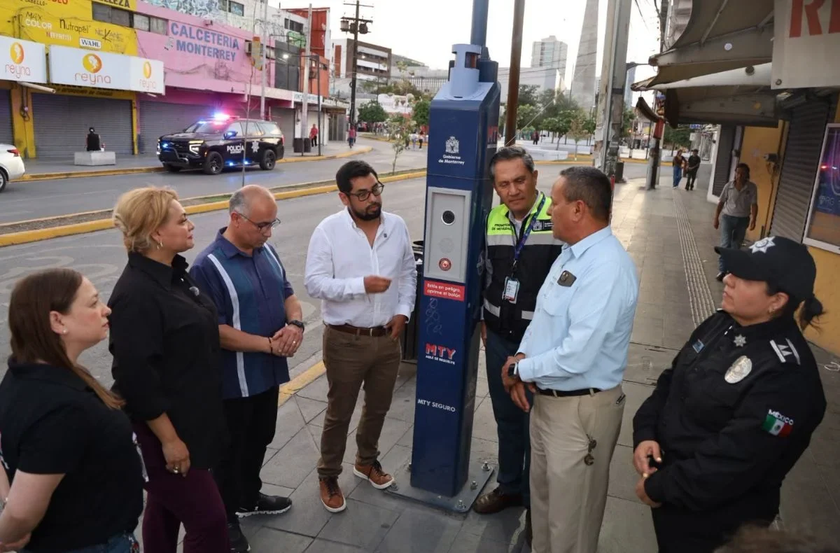 Autoridades de Monterrey presentaron el Sendero Seguro Mundialista en la zona del Obelisco, una iniciativa que busca fortalecer la seguridad de las mujeres