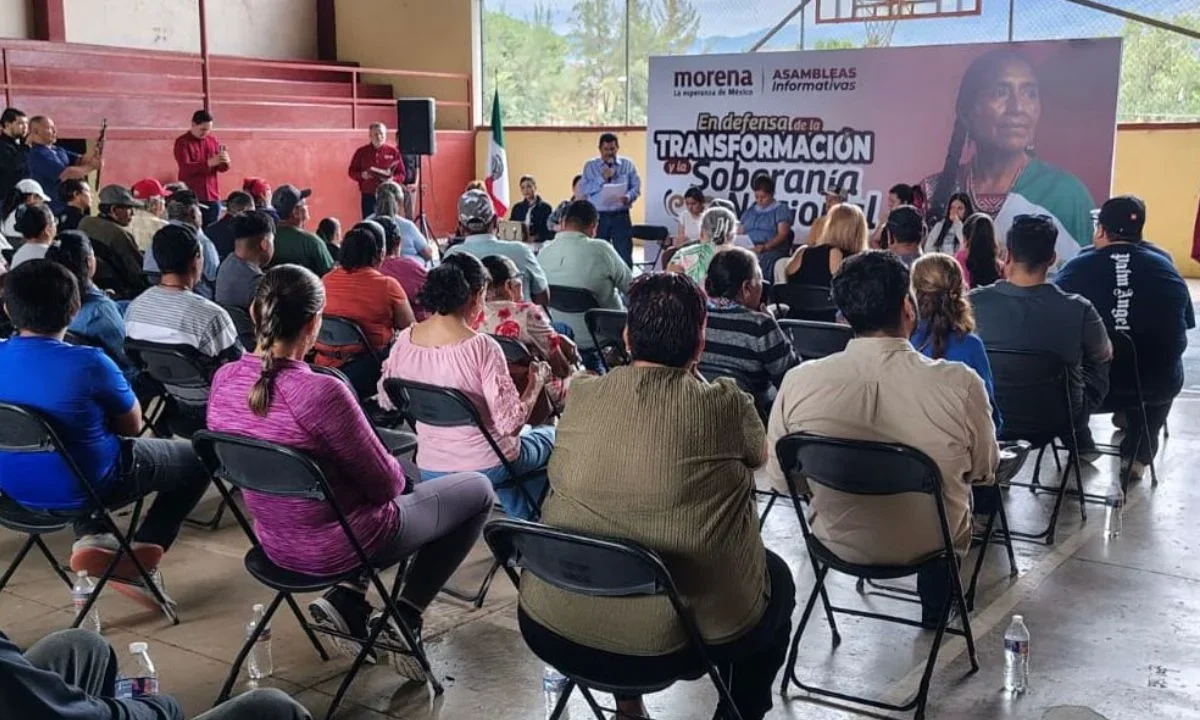 Morena anunció que continuará el despliegue masivo de reuniones públicas, como parte de las asambleas en defensa de la soberanía.