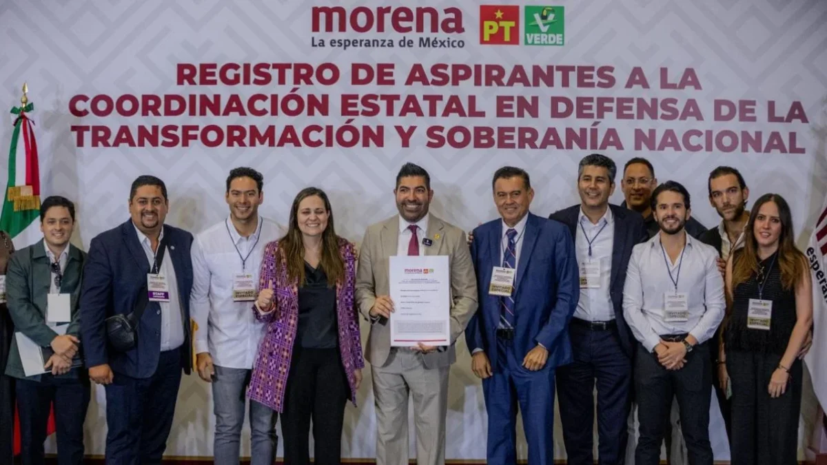 En el primer día del registro de aspirantes a la coordinación estatal en defensa de la Transformación y Soberanía Nacional, se han registrado 15 aspirantes.