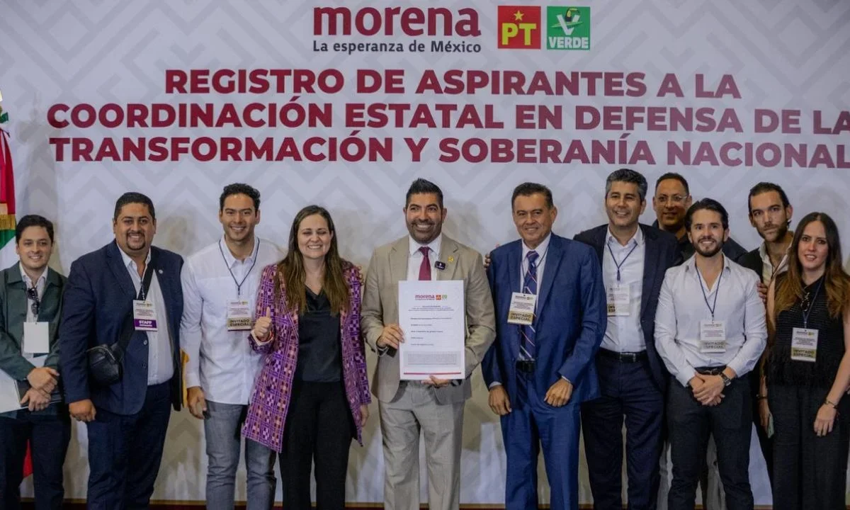 En el primer día del registro de aspirantes a la coordinación estatal en defensa de la Transformación y Soberanía Nacional, se han registrado 15 aspirantes.