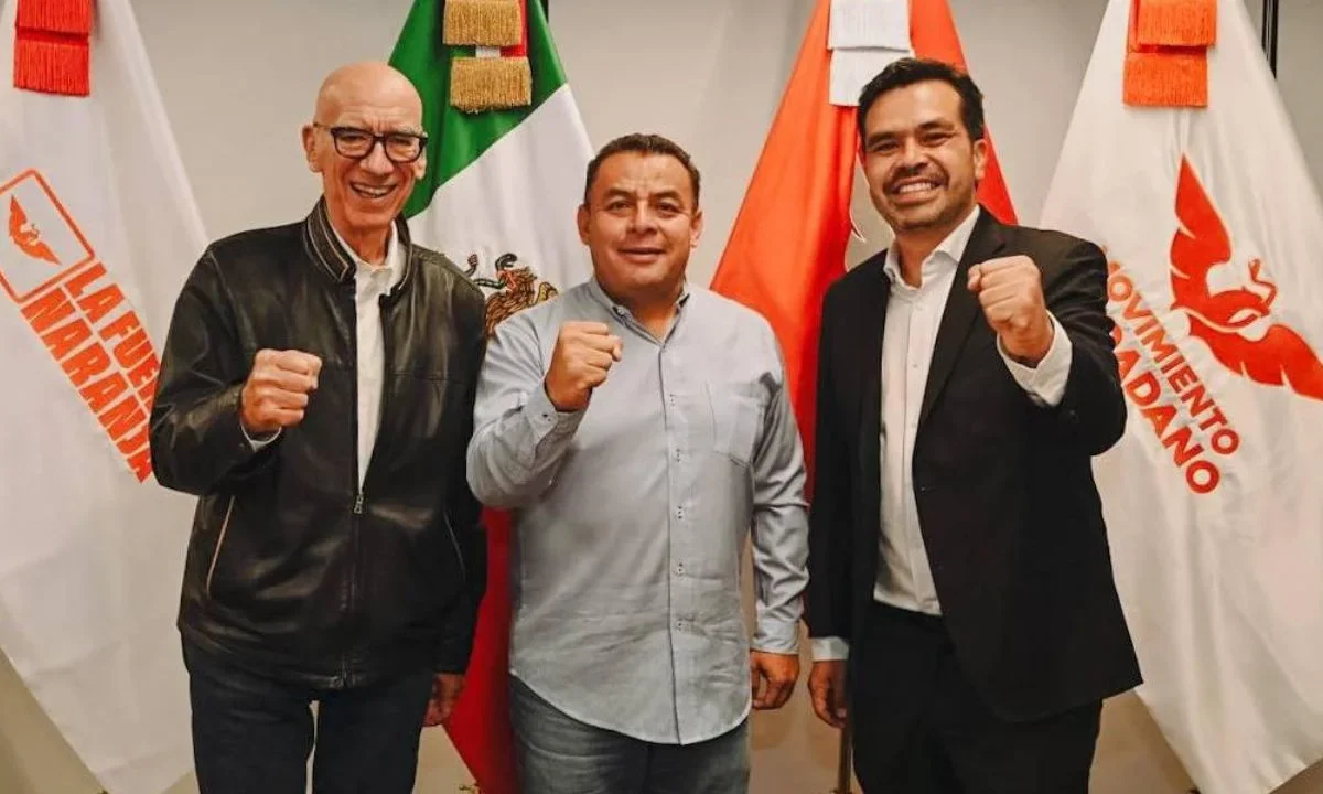 La dirigencia de Movimiento Ciudadano dio la bienvenida al diputado Erubiel Alonso, quien renunció a la militancia del PRI este lunes.