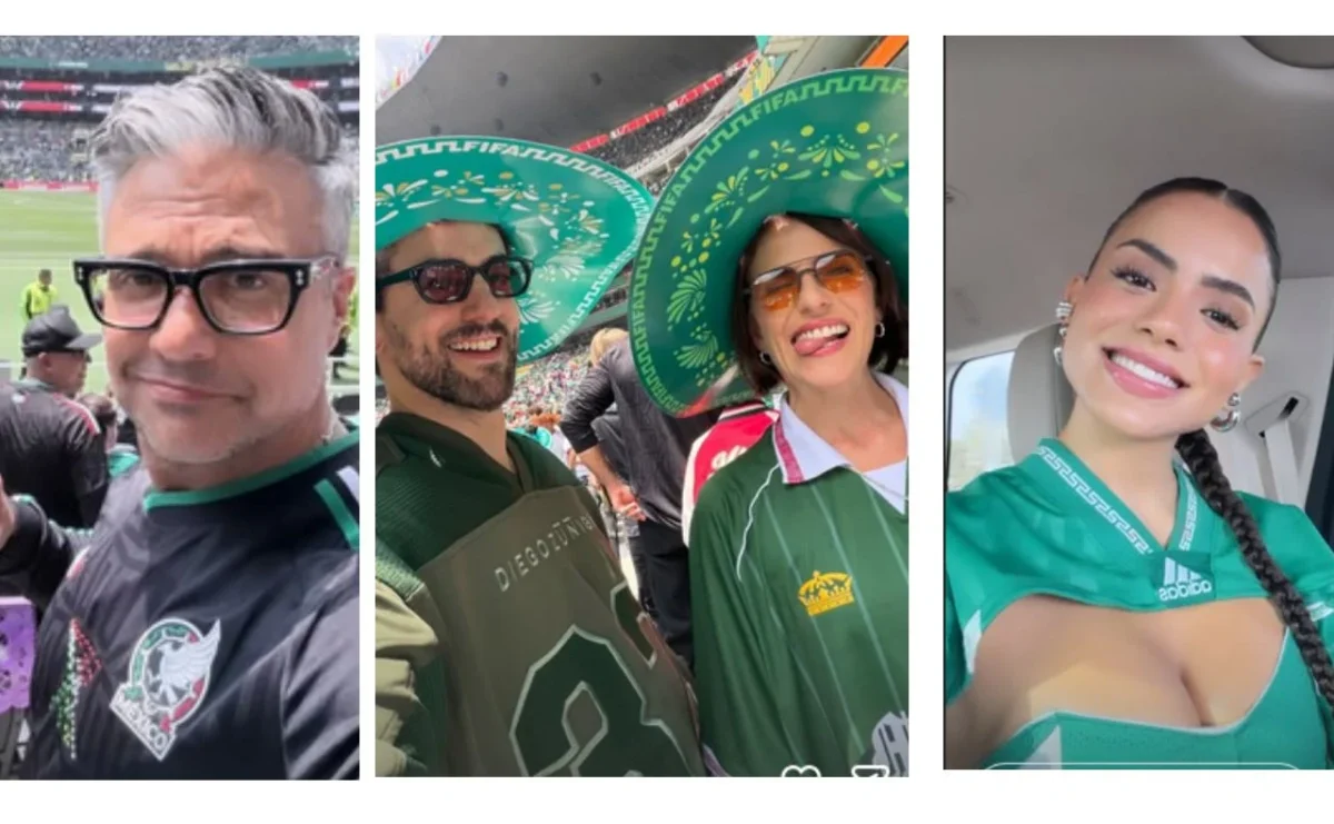 Canelo Álvarez entre las celebridades que engalanaron el partido inaugural del Mundial 2026 en el Estadio Ciudad de México.