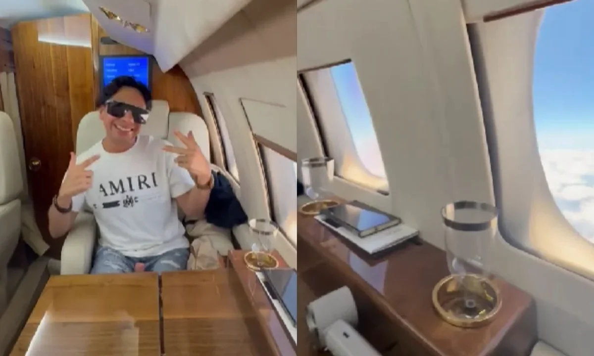 Eliazar Mas Kinil, regidor de Morena en Tulum, presumió viaje en jet privado y lujos lo que le acarreó críticas por faltar a la 'austeridad'.