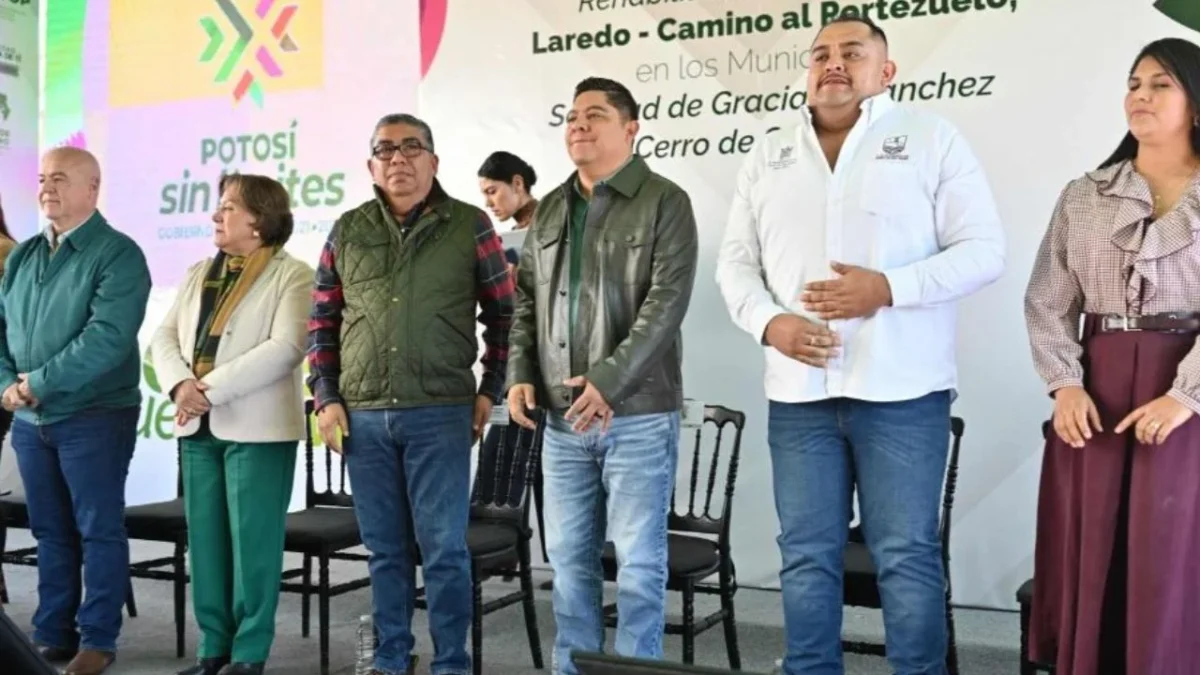 El rescate de 2.8 kilómetros conectará la carretera Laredo con Portezuelo e impulsará el turismoy la economía, destacó Ricardo Gallardo.