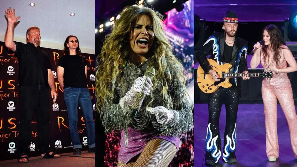 Este fin de semana habrán diversos conciertos en la CDMX, destacan las presentaciones de Rush, Gloria Trevi y Jesse & Joy.