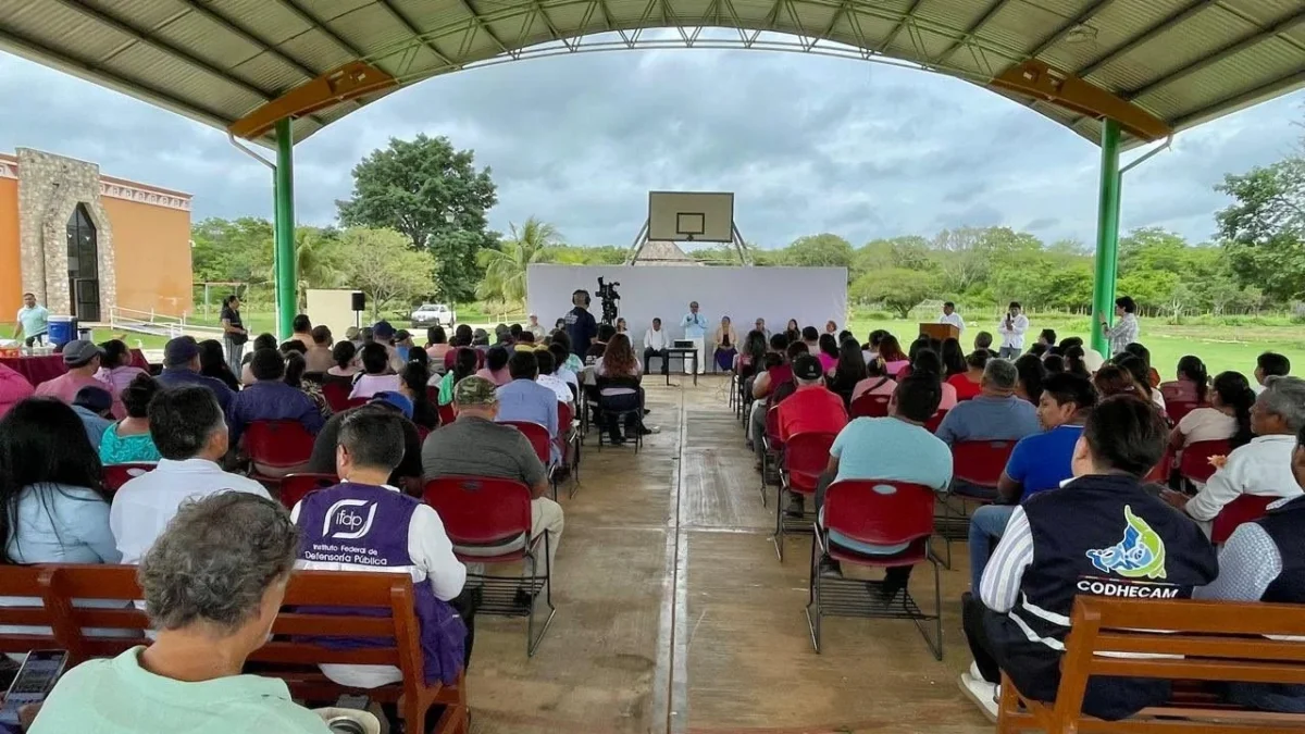La Suprema Corte de Justicia de la Nación (SCJN) desarrolló el evento 'Diálogos: Saberes y Territorios' en Hopelchén, Campeche.