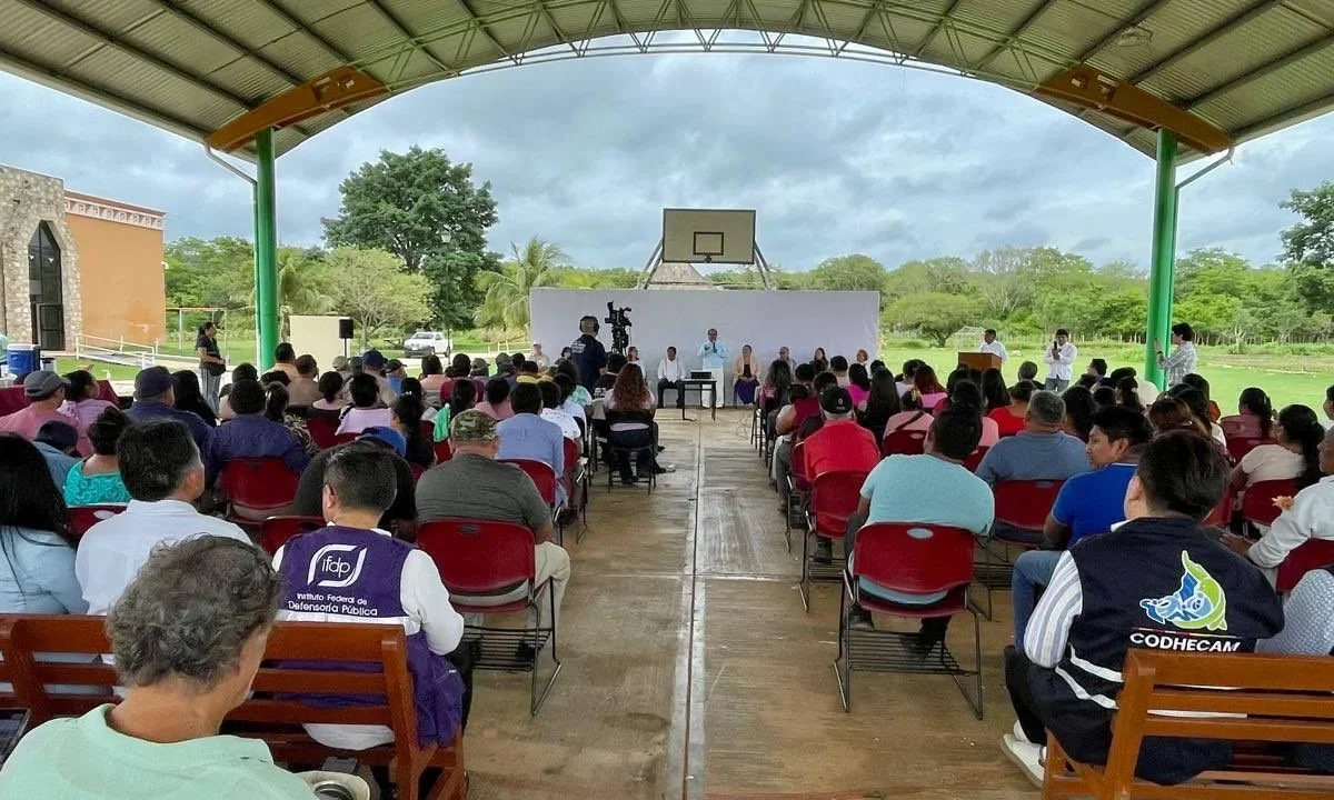 La Suprema Corte de Justicia de la Nación (SCJN) desarrolló el evento 'Diálogos: Saberes y Territorios' en Hopelchén, Campeche.