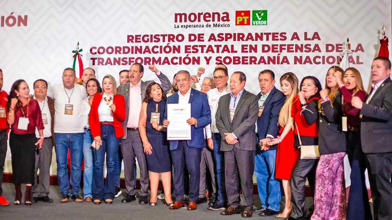 Se registran 23 aspirantes de la 4T para la gubernatura de Michoacán, Nayarit y NL